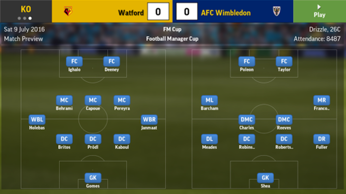 Football Manager Mobile 2017 Football Manager Mobile 2017