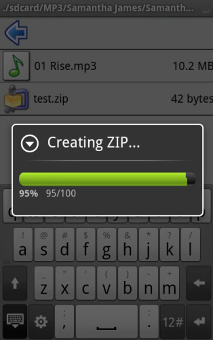 AndroZip File Manager AndroZip File Manager