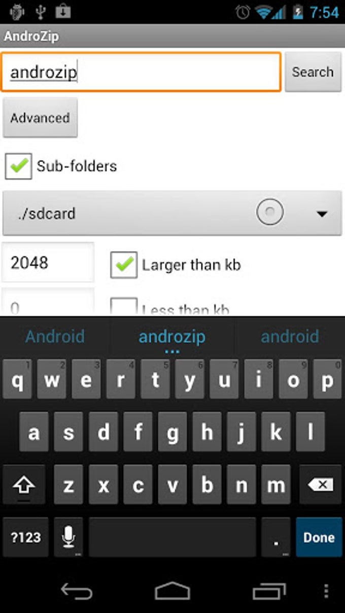 AndroZip File Manager AndroZip File Manager