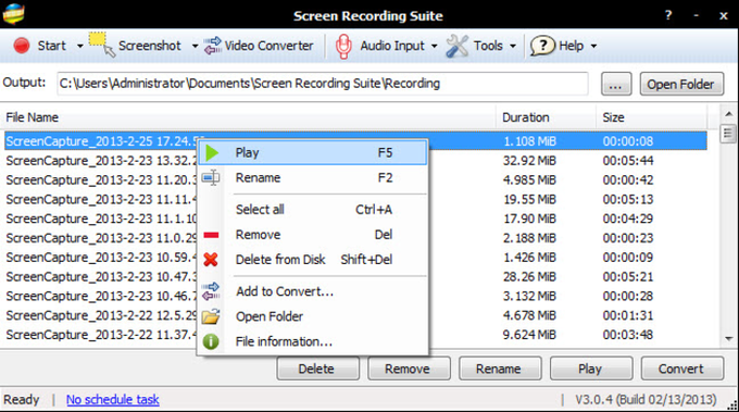 Screen Recording Suite Screen Recording Suite