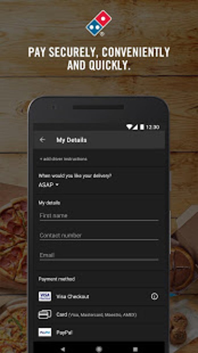 Dominos Pizza APK для Android — Скачать