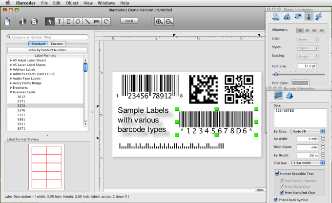 Download Easy Barcode Creator for Mac 3.1.4.3.233 full