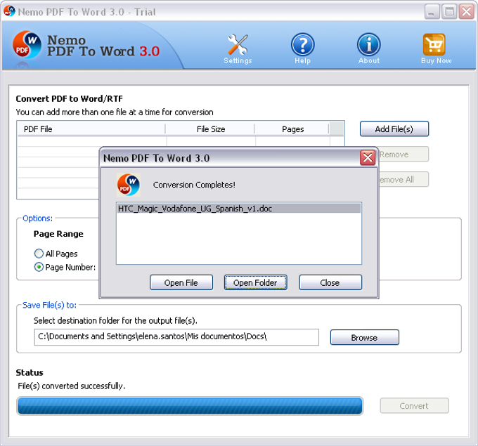 Nemo PDF to Word Nemo PDF to Word