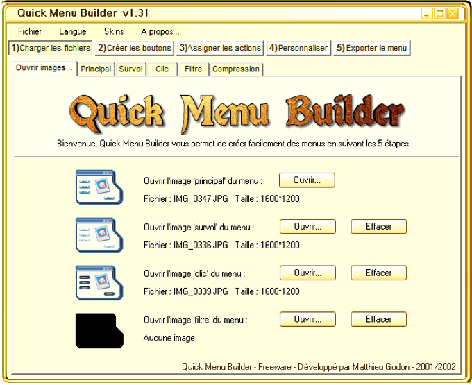 Quick Menu Builder Quick Menu Builder