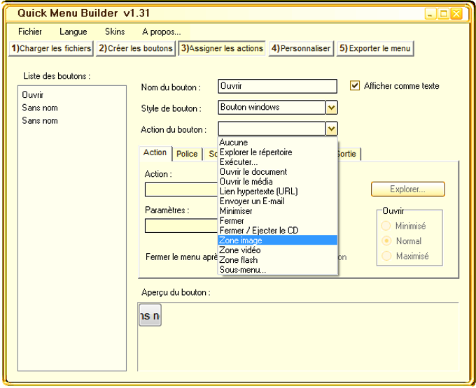 Quick Menu Builder Quick Menu Builder