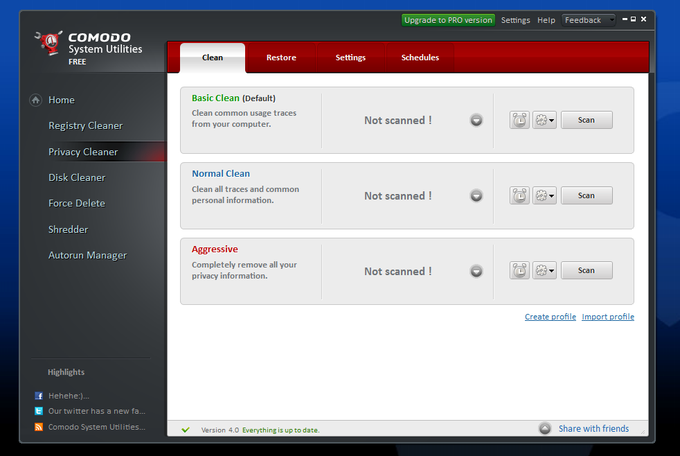 Comodo System Utilities Comodo System Utilities