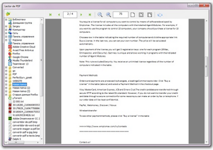 Lector de PDF Lector de PDF