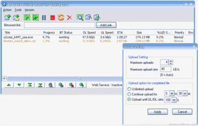 ABC (Yet Another Bittorrent Client) ABC (Yet Another Bittorrent Client)