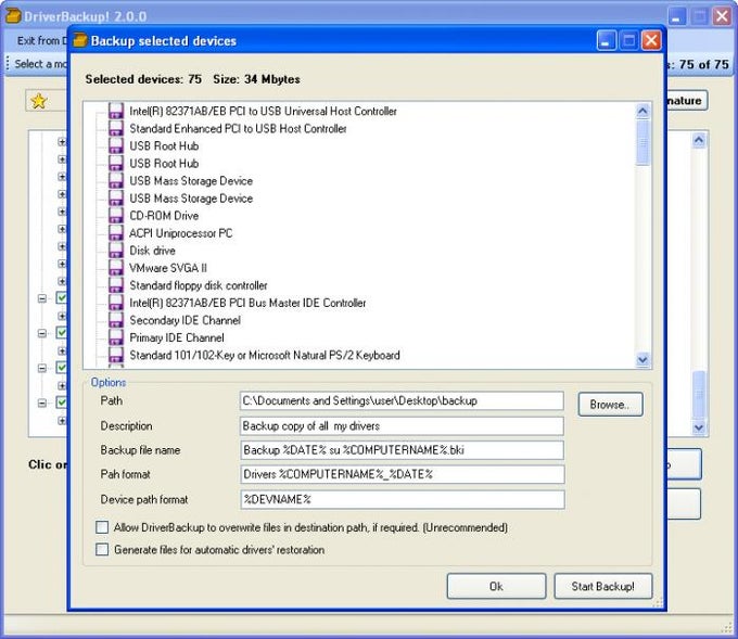 DriverBackup! DriverBackup!