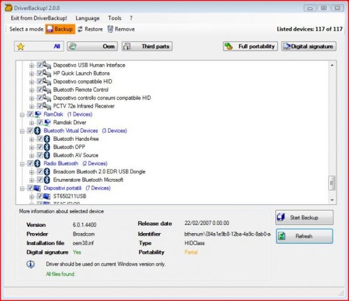 DriverBackup! DriverBackup!