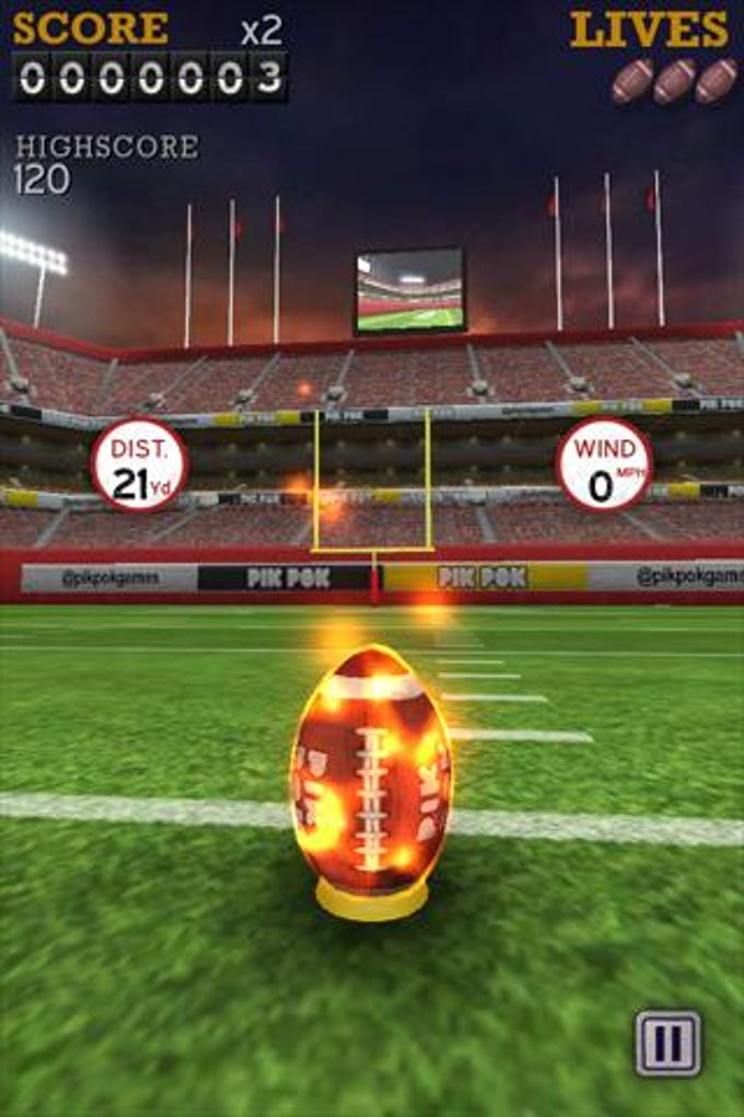 Flick Kick Field Goal Kickoff Flick Kick Field Goal Kickoff