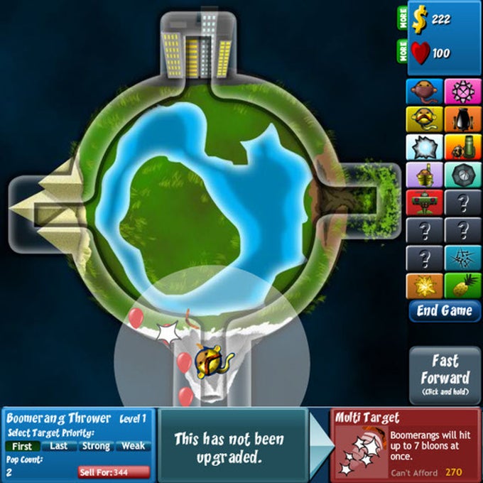 Bloons Tower Defense 4 Online