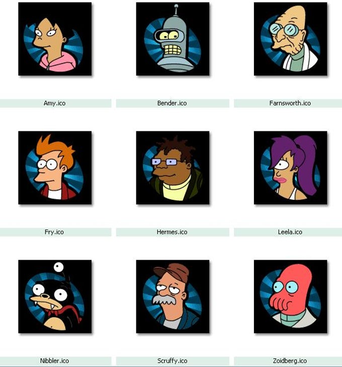 Futurama Icons Futurama Icons