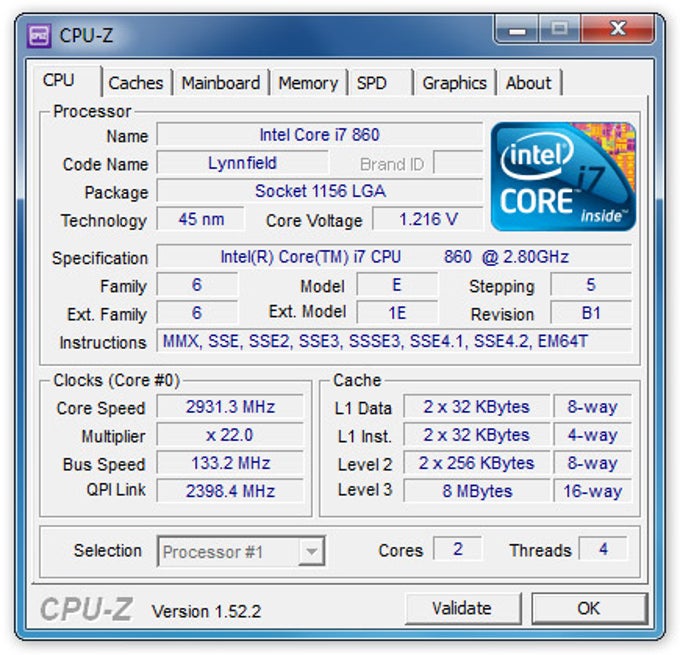 CPU-Z CPU-Z