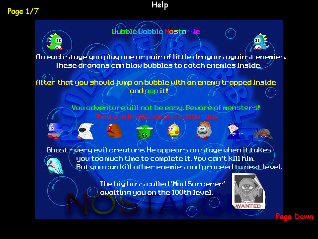 bubble bobble nostalgie