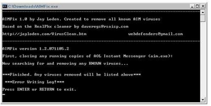 AIM Fix AIM Fix