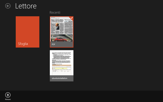 Adobe Reader Touch per Windows 10 Adobe Reader Touch per Windows 10