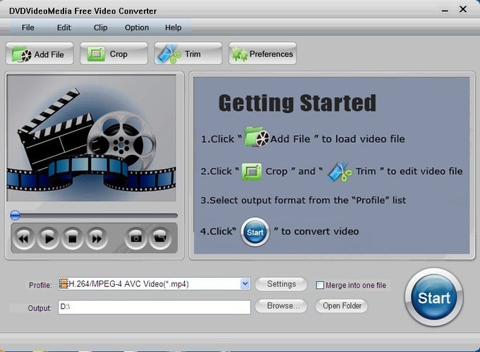 DVDVideoMedia Free Video Converter DVDVideoMedia Free Video Converter