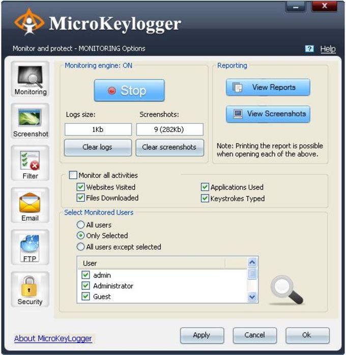 recover keystrokes without keylogger