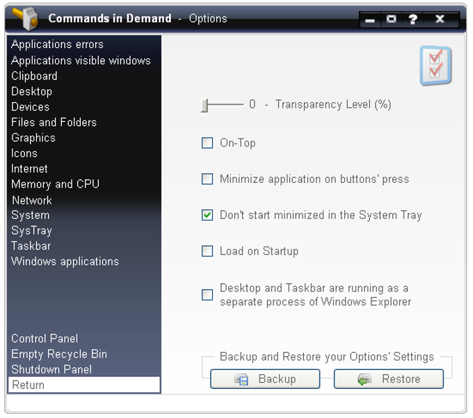 Commands in Demand Commands in Demand