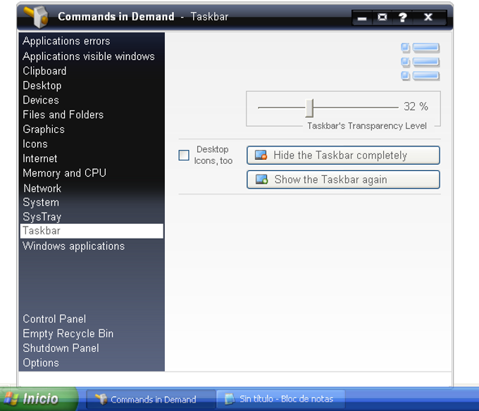 Commands in Demand Commands in Demand