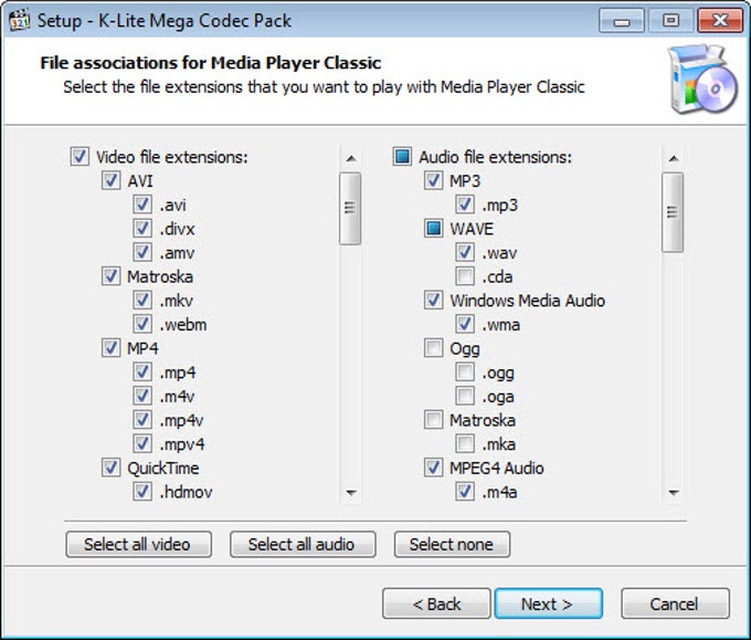 Codec pack for windows 7 media player