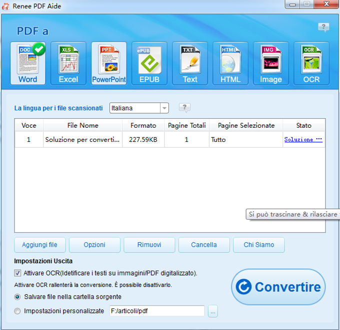 Renee PDF Convertitore Renee PDF Convertitore