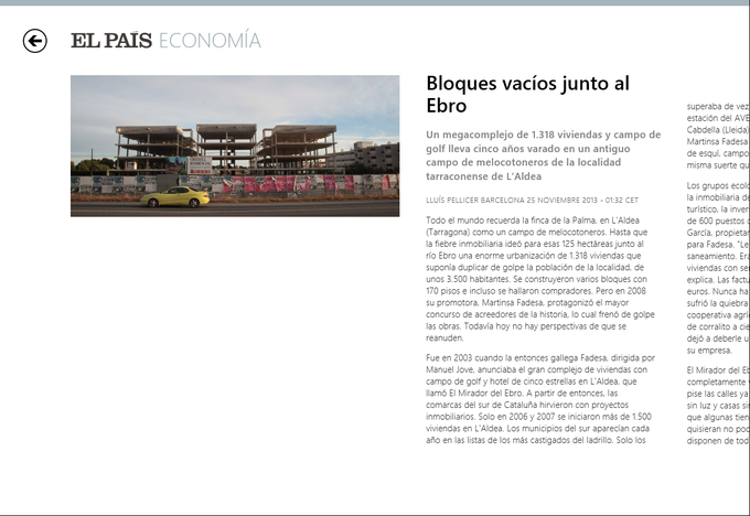El País para Windows 10 El País para Windows 10