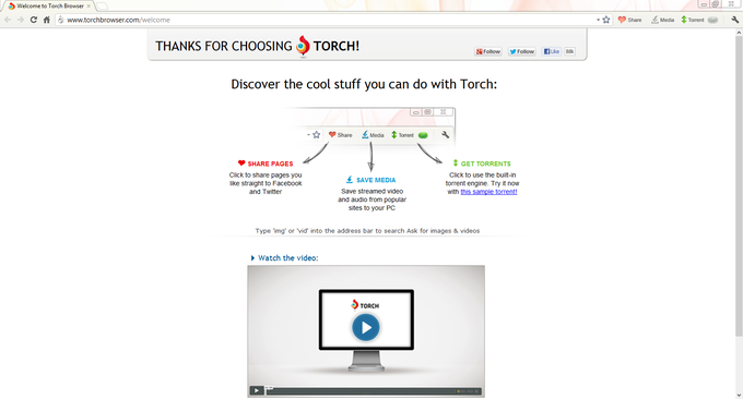 Torch Browser Torch Browser