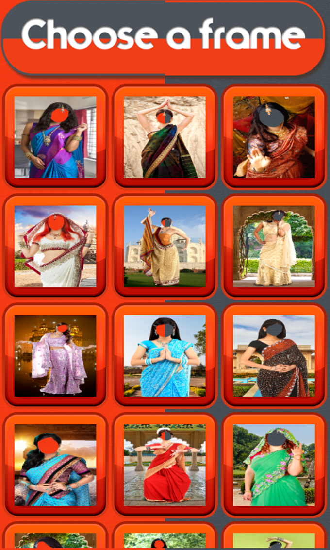 Women Saree Photo Montage Women Saree Photo Montage