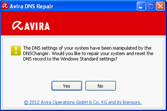 Avira DNS-Repair-Tool Avira DNS-Repair-Tool