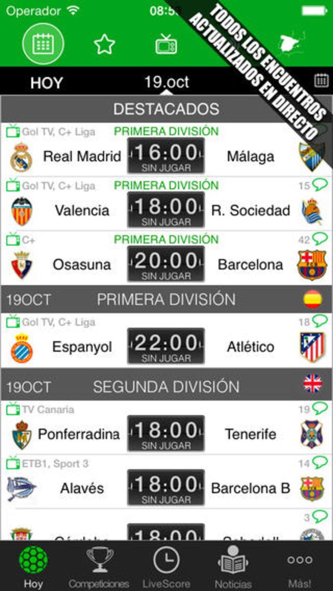BeSoccer para iPhone -