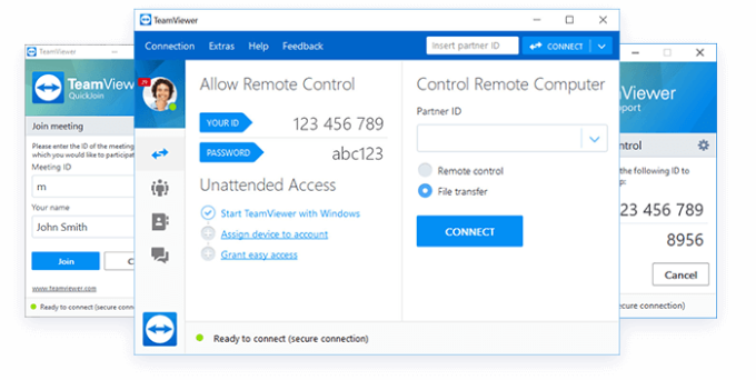 teamviewer 13 accessing device