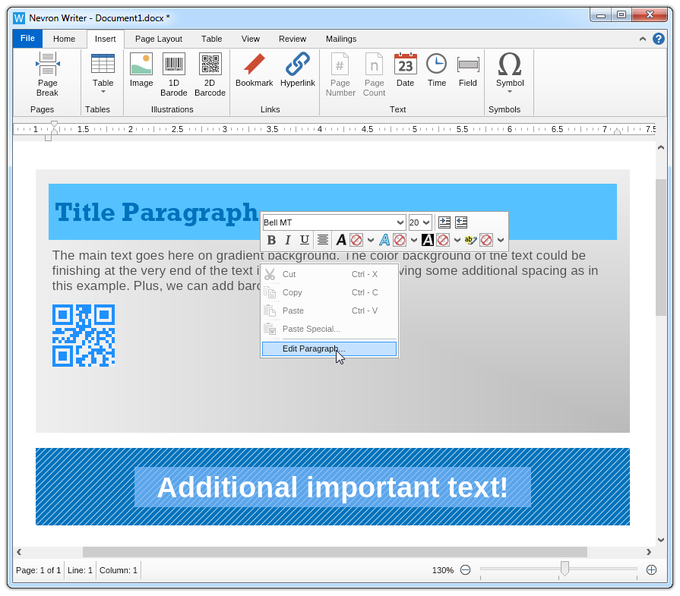 Nevron Writer Nevron Writer