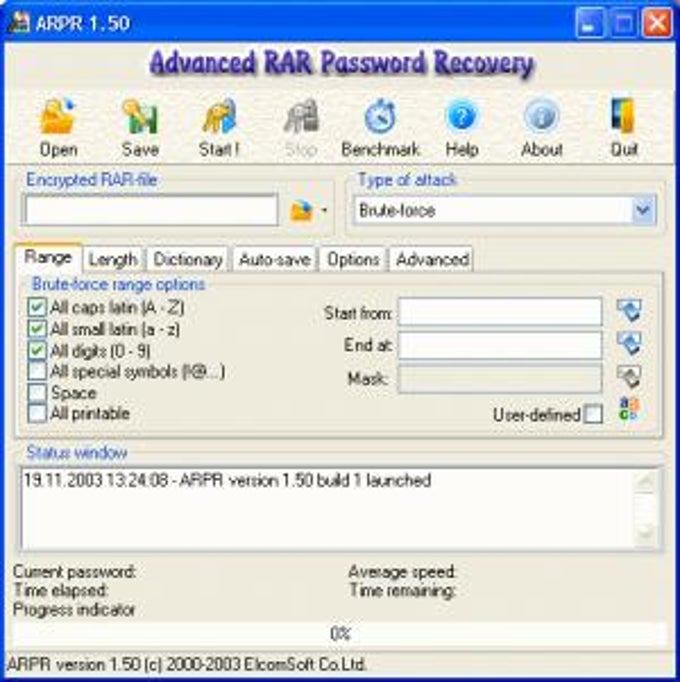 Advanced RAR Password Recovery Advanced RAR Password Recovery