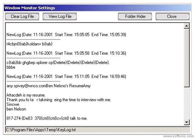 Win-Spy Windows Monitor Win-Spy Windows Monitor