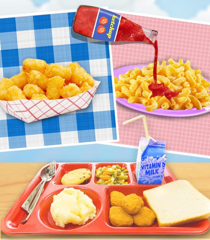 School Lunch Food!