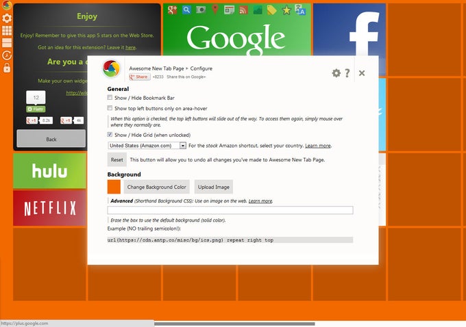 Awesome New Tab Page Awesome New Tab Page