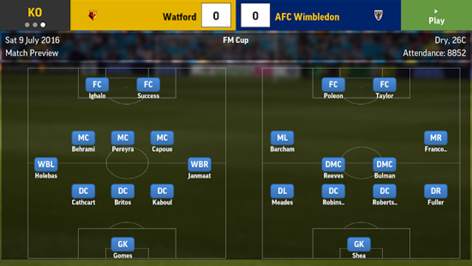 Football Manager Mobile 2017