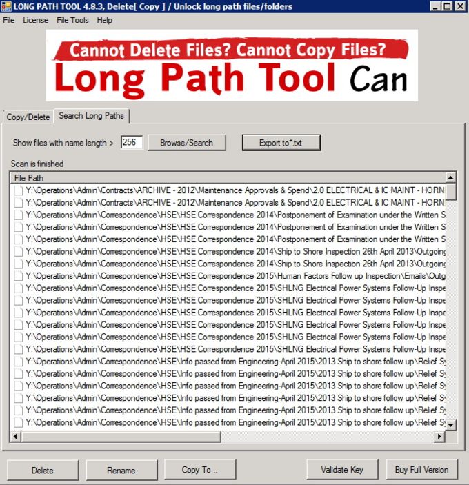 “long path tool”