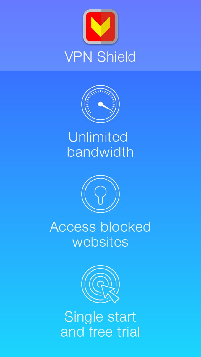 VPN Shield with Free Trial - Anonymous and Secure Proxy Connection for Unlimited Private Internet Access and Unblock Web Sites VPN Shield with Free Trial - Anonymous and Secure Proxy Connection for Unlimited Private Internet Access and Unblock Web Sites