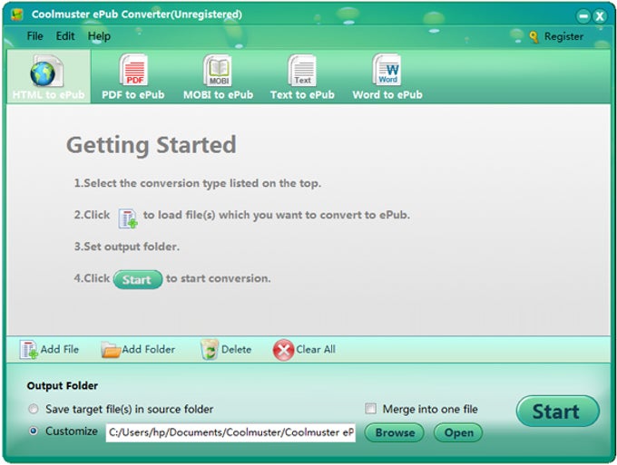 Resultado de imagen de Coolmuster ePub Converter