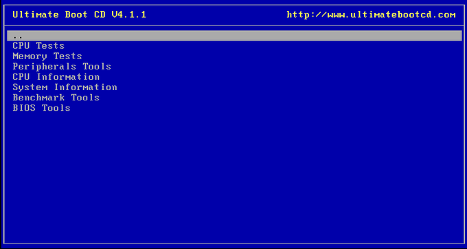 Ultimate Boot CD Ultimate Boot CD