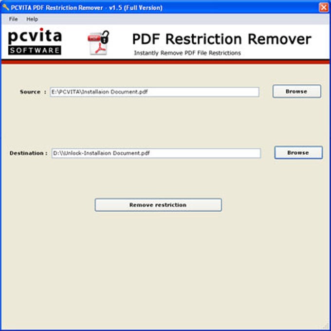 PCVITA PDF Unlocker PCVITA PDF Unlocker