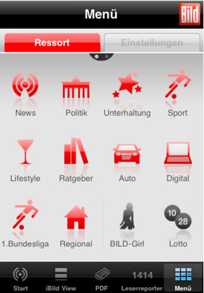 BILD iPhone-App BILD iPhone-App