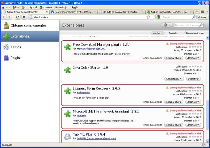 Add-on Compatibility Reporter Add-on Compatibility Reporter