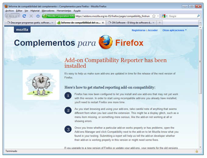 Add-on Compatibility Reporter Add-on Compatibility Reporter