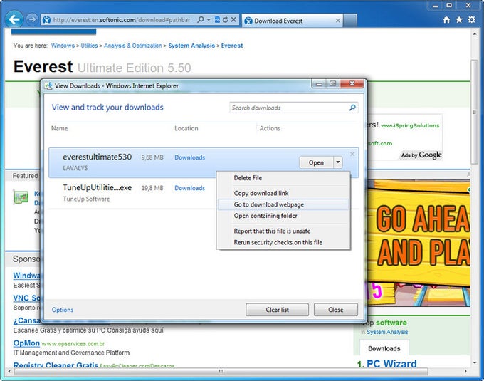 Internet Explorer 9 Internet Explorer 9