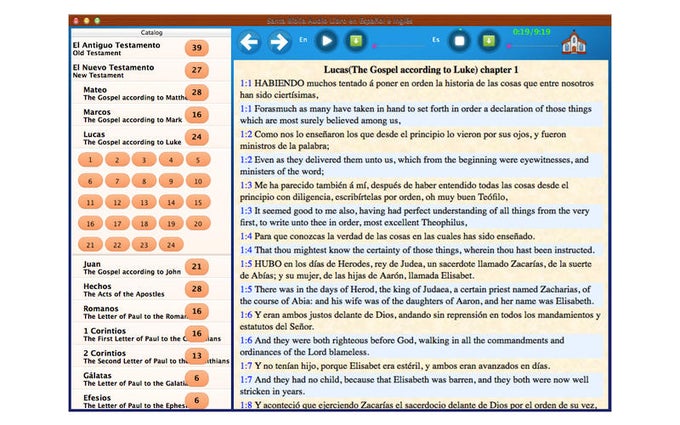 Holy Bible Audio Book In Spanish And English Holy Bible Audio Book In Spanish And English