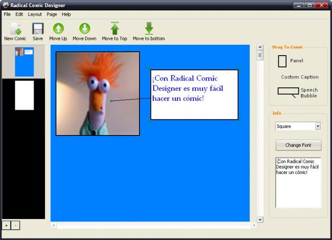 Radical Comic Designer